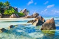 Seychelles dream beach Royalty Free Stock Photo