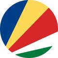 Seychelles Flag illustration vector eps