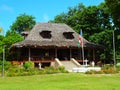 Seychelles, Indian Ocean, La Digue Island, Grann Kaz in the Union Estate Royalty Free Stock Photo