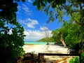 Seychelles, Praslin Island, Anse Kerlan beach Royalty Free Stock Photo