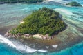 Seychelles island nature vacation holidays symbolic picture paradise ocean aerial photo