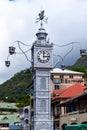 Seychelles, Mahe - 17 June 2016. Victoria Clock tower