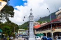 Seychelles, Mahe - 17 June 2016. Victoria Clock tower