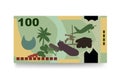 Papua New Guinea money set bundle banknotes.