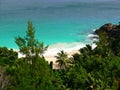 Seychelles, Praslin Island, Anse Georgette beach Royalty Free Stock Photo