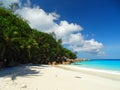 Seychelles, Praslin island, Anse Georgette beach Royalty Free Stock Photo