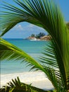 Seychelles, Praslin island Anse Kerlan beach Royalty Free Stock Photo