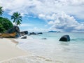 Seychelles Silhouette Island beach