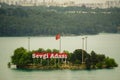 Seyhan River and Sevgi Adasi Love Island at Adana Turkey