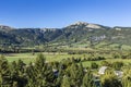 Seyne les Alpes in the french Region provence des haut alpes Royalty Free Stock Photo