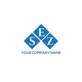 SEZ letter logo design on BLACK background. SEZ creative initials letter logo concept. SEZ letter design Royalty Free Stock Photo