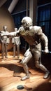 SF 49ER Football Museum Statues Joe Montana 2