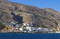 Sfakia port at Crete island in Greece Royalty Free Stock Photo