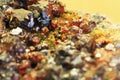 sfalerite mineral texture Royalty Free Stock Photo