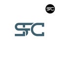 SFC Logo Letter Monogram Design Royalty Free Stock Photo