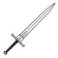 Broadsword Blade Hilt Weapon Sharp