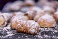 Sfogliatella, typical Neapolitan pastry, Naples, Italy Royalty Free Stock Photo