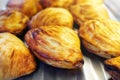 Sfogliatelle typical Neapolitan pastry.