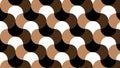 Sfondo pattern astratto illusione ottica tessellation in stile escher Royalty Free Stock Photo