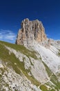 Sforcella peak - Catinaccio group Royalty Free Stock Photo