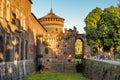 Sforza Castel in Milan, Italy Royalty Free Stock Photo