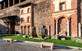 Sforza Castle Castello Sforzesco, Milan, Italy Royalty Free Stock Photo