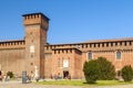 Sforza castle in the city of milan