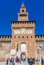 Sforza Castle in Milan, Italy Royalty Free Stock Photo