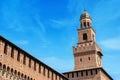 Sforza Castle - Milan Italy - Castello Sforzesco Royalty Free Stock Photo