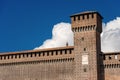 Sforza Castle - Milan Italy - Castello Sforzesco Royalty Free Stock Photo