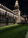 the Sforza castle, Milan, Italy Royalty Free Stock Photo