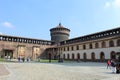 Sforza Castle Milano Milano city Royalty Free Stock Photo