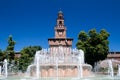 Sforza's castle Royalty Free Stock Photo