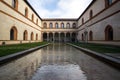 Sforzesco Castle Duke Courtyard Royalty Free Stock Photo