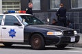 SFPD officers arresting black american men in San Francisco