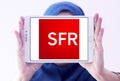 SFR telecommunications company logo