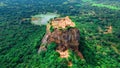 Sri lankas famous tourist places Sigiriya 8th wonder Aerial view