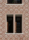 Sgraffito decoration in a house in Madrid. Spain.