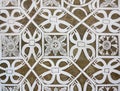 Sgraffito - Renaissance decoration of plaster Royalty Free Stock Photo