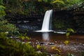 Sgwd Gwladys waterfall in Brecon Beacons, Wales, UK GB