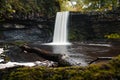 Sgwd Gwladys waterfall in Brecon Beacons, Wales, UK GB