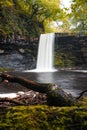 Sgwd Gwladys waterfall in Brecon Beacons, Wales, UK GB