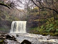 Sgwd yr Eira Waterfall Brecon Beacons National Park Royalty Free Stock Photo