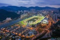 Sha Tin Racecourse and stables