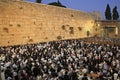 Shabbat at Kotel Western Wall. Jerusalem. Israel Royalty Free Stock Photo