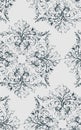 Shabby abstract damask seamless vector victorian pattern wallpapper