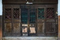 Shabby aged wooden door,China Royalty Free Stock Photo