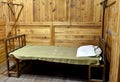 Shabby bed of Maozedong Royalty Free Stock Photo