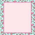 Shabby chic rose background Royalty Free Stock Photo