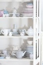 Shabby chic style dishware Royalty Free Stock Photo